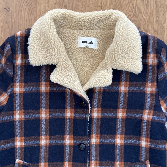 Rolla's Check Sherpa Coat - Picture 8 of 13